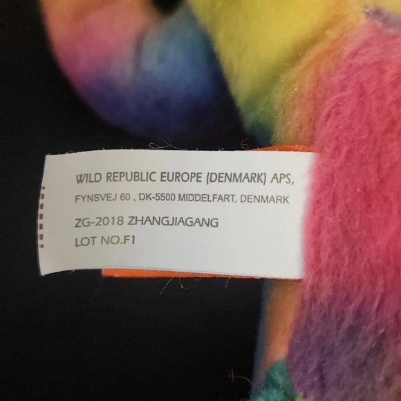 Rainbow Chameleon Wild Republic 10" lizard plush toy stuffed - Picture 6 of 8